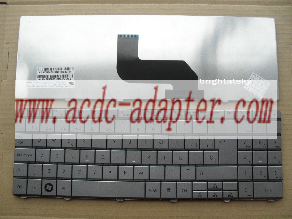 BRAND NEW GATEWAY NV5453U NV5462U NV5465U NV5468U Keyboard SPANI BRAND NEW GATEWAY NV5453U NV5462U NV5465U NV5468U Keyboard SPANI